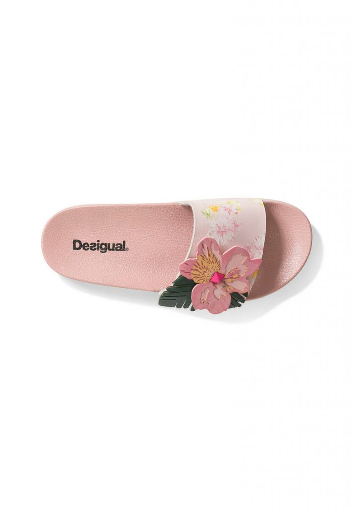 DESIGUAL Чехли Malib с флорална апликация