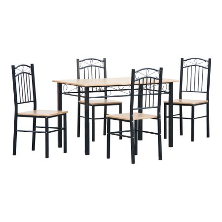 Комплект мебели Kring Munchen, Dining : Маса + Столове, 4 бр, 110x70x75 cм