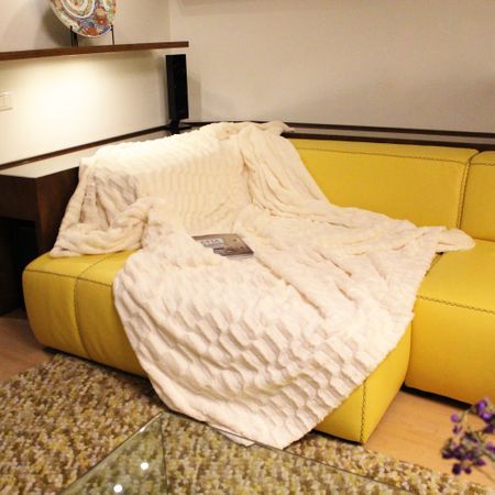 Одеяло Kring Soft, Бежово, 200 x 200 см 