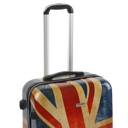 Куфар KRING Union Jack, ABS+PC, 55 см, Blue