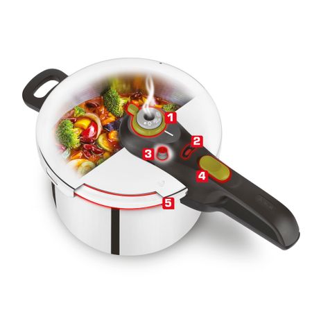 Тенджера под налягане Tefal Secure 5 NEO, 6л