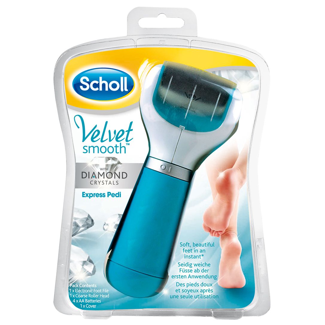 Електрическа пила за пети Scholl Velvet Smooth Express Pedi с диамантени частици