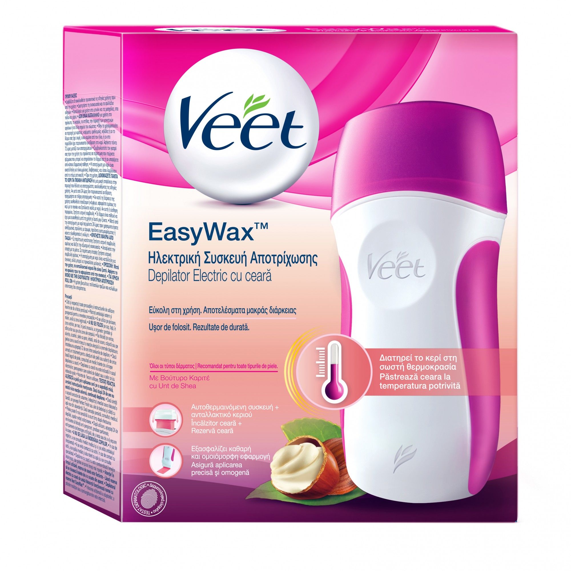 Електрическа система за топла кола маска Veet Easy Wax