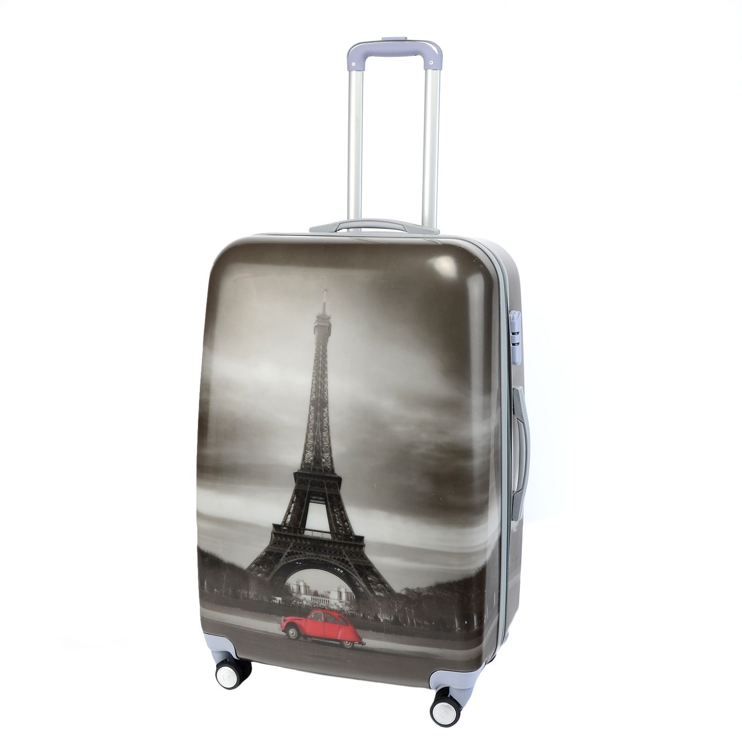 Куфар Kring Tour Eiffel 58cm, Сив/Червен