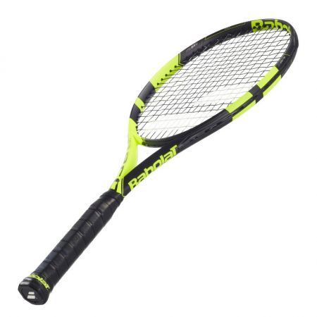 Тенис ракета Babolat Pure Aero Team, Черна/Жълта, 1, Ненаплетена