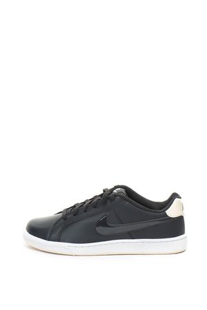 Nike, Спортни обувки Court Royale с лачено лого, Тъмносин, 7