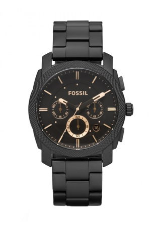 Fossil, Часовник с верижка от неръждаема стомана