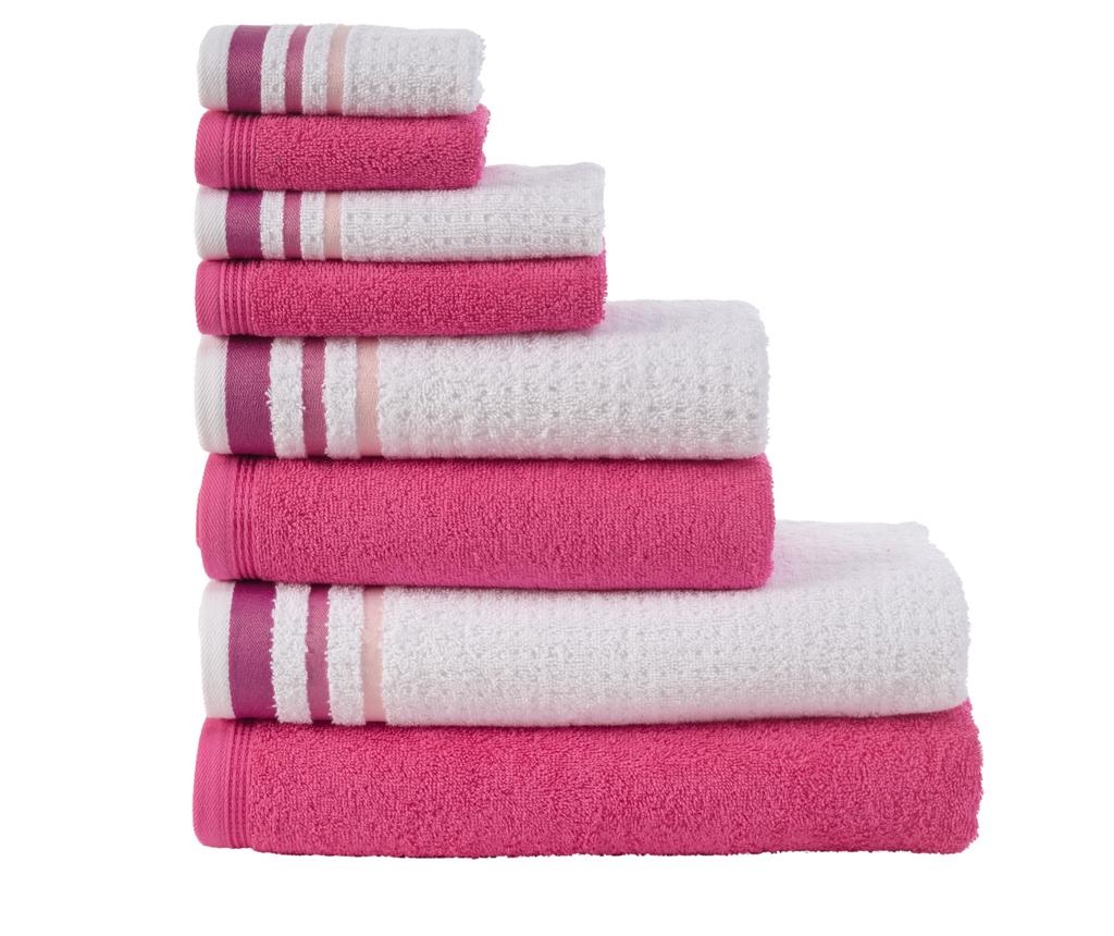 Комплект 8 кърпи Alina Pink