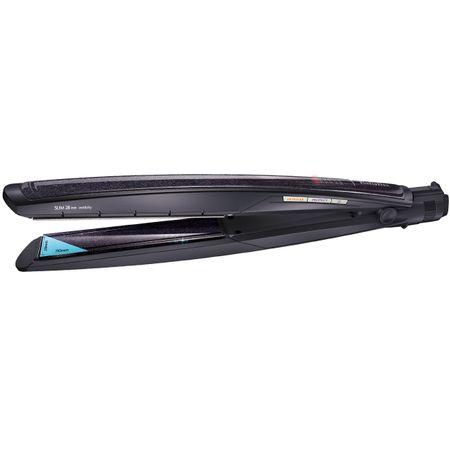 Преса за коса BaByliss Diamond ST327E, Slim 28 мм, Wet&Dry, Керамични плочи, 235 градуса, Черна