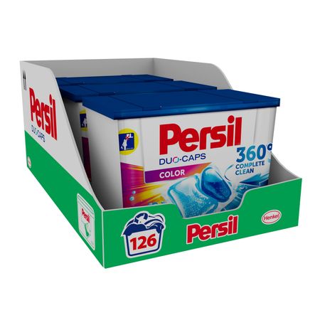 Капсули за пране Persil Duo-Caps color, 126 изпирания, 3x42 изпирания