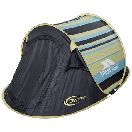 Палатка Trespass Swift 2 Pop-up, Lemongrass stripe, 245x145x100 см