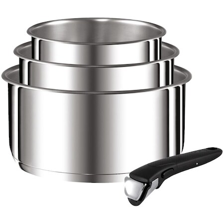 Комплект Tefal Ingenio Stainless Steel, 3 части