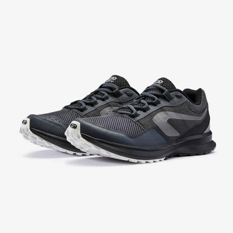 KALENJI Мъжки обувки за бягане active grip, черно/сиво