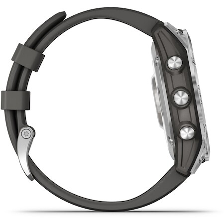 Часовник Smartwatch Garmin Fenix 7, 47 мм, Silicone strap, Silver/Graphite