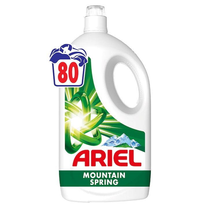 Течен перилен препарат Ariel Mountain Spring, 80 пранета